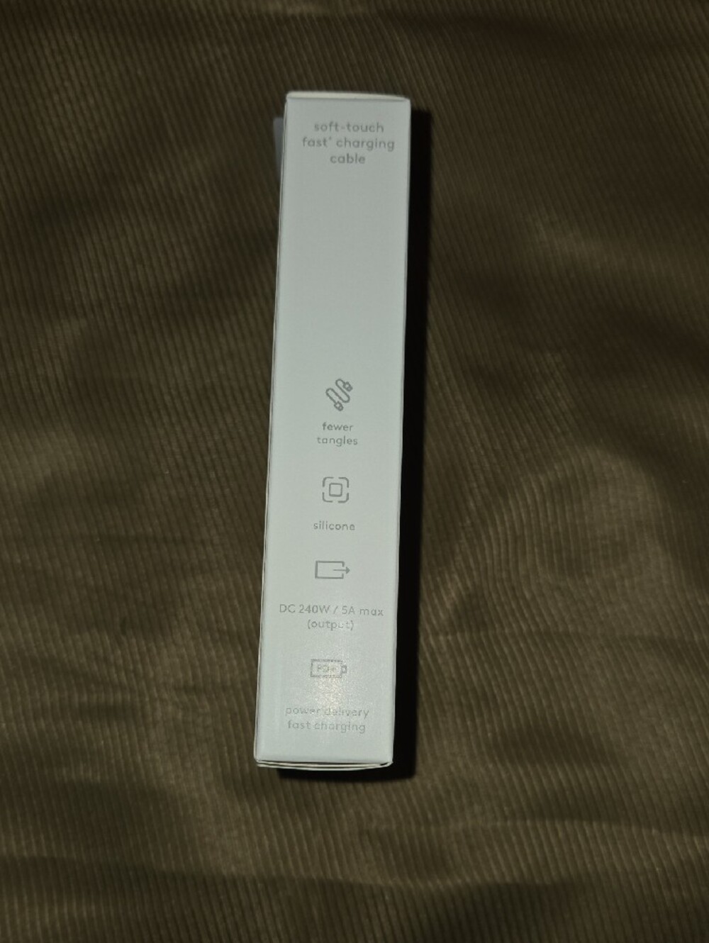heyday USB-C to USB-C Fast Charging Cable - White - Picture 3 of 4